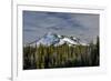 Deschutes National Forest, Oregon, USA. Broken Top in fresh snow.-Mark Williford-Framed Photographic Print