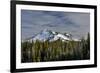 Deschutes National Forest, Oregon, USA. Broken Top in fresh snow.-Mark Williford-Framed Photographic Print