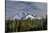Deschutes National Forest, Oregon, USA. Broken Top in fresh snow.-Mark Williford-Stretched Canvas