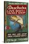 Deschutes, Oregon - Tackle Shop-Lantern Press-Stretched Canvas