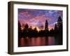 Deschutes River at sunrise, Bend, Oregon, USA-Charles Gurche-Framed Premium Photographic Print