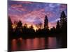 Deschutes River at sunrise, Bend, Oregon, USA-Charles Gurche-Mounted Premium Photographic Print