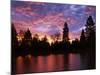 Deschutes River at sunrise, Bend, Oregon, USA-Charles Gurche-Mounted Photographic Print