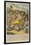 Description of a Boxing Match Between Ward and Quirk-Thomas Rowlandson-Framed Art Print