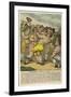 Description of a Boxing Match Between Ward and Quirk-Thomas Rowlandson-Framed Premium Giclee Print