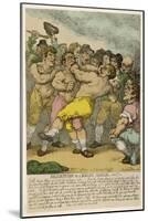 Description of a Boxing Match Between Ward and Quirk-Thomas Rowlandson-Mounted Art Print