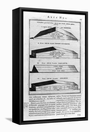 Description of the Ark, 1675-Athanasius Kircher-Framed Stretched Canvas