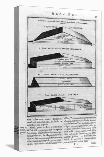 Description of the Ark, 1675-Athanasius Kircher-Stretched Canvas