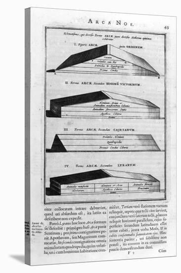 Description of the Ark, 1675-Athanasius Kircher-Stretched Canvas