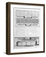 Description of the Ark, 1675-Athanasius Kircher-Framed Giclee Print