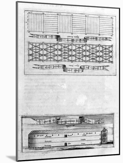 Description of the Ark, 1675-Athanasius Kircher-Mounted Giclee Print
