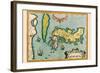 Description of the Japanese Islands-Abraham Ortelius-Framed Art Print