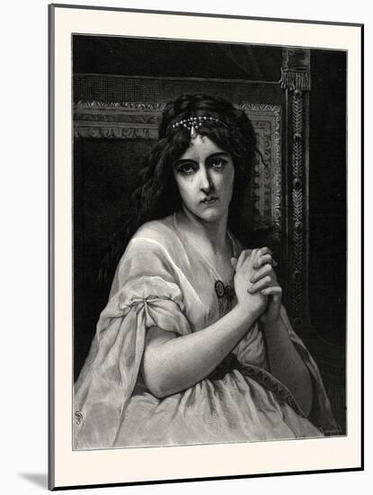 Desdemona. after Cabanal. Desdemona Is a Character in William Shakespeare's Play Othello (C.1601 16-null-Mounted Giclee Print