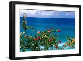 Desecheo Island View, Rincon, Puerto Rico-George Oze-Framed Photographic Print