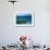 Desecheo Island View, Rincon, Puerto Rico-George Oze-Framed Photographic Print displayed on a wall
