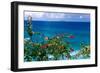 Desecheo Island View, Rincon, Puerto Rico-George Oze-Framed Premium Photographic Print