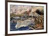 Desembarco De Alhucemas Con Miguel Primo De Rivera Al Mando, 1929-Jose Moreno carbonero-Framed Giclee Print