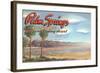 Desert at Palm Springs-null-Framed Art Print