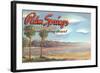 Desert at Palm Springs-null-Framed Art Print