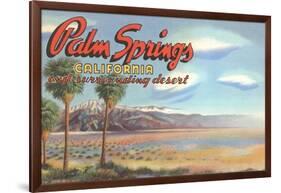 Desert at Palm Springs-null-Framed Art Print