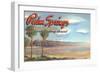 Desert at Palm Springs-null-Framed Premium Giclee Print