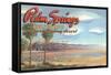 Desert at Palm Springs-null-Framed Stretched Canvas