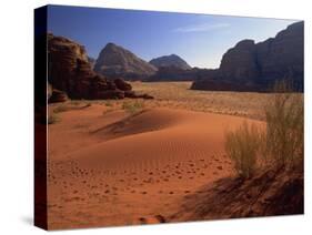 Desert at Wadi Rum, Jordan, Middle East-Fred Friberg-Stretched Canvas