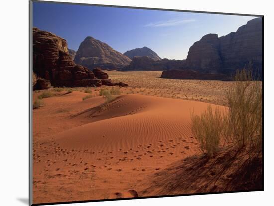 Desert at Wadi Rum, Jordan, Middle East-Fred Friberg-Mounted Photographic Print
