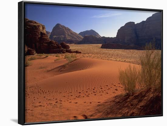 Desert at Wadi Rum, Jordan, Middle East-Fred Friberg-Framed Photographic Print