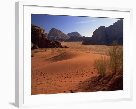 Desert at Wadi Rum, Jordan, Middle East-Fred Friberg-Framed Photographic Print