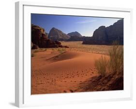 Desert at Wadi Rum, Jordan, Middle East-Fred Friberg-Framed Photographic Print