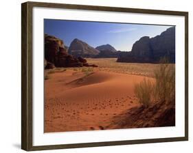 Desert at Wadi Rum, Jordan, Middle East-Fred Friberg-Framed Photographic Print