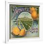 Desert Brand - Phoenix, Arizona - Citrus Crate Label-Lantern Press-Framed Art Print