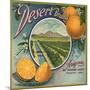 Desert Brand - Phoenix, Arizona - Citrus Crate Label-Lantern Press-Mounted Art Print