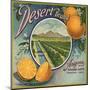 Desert Brand - Phoenix, Arizona - Citrus Crate Label-Lantern Press-Mounted Art Print