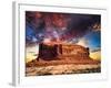 Desert Butte in Utah-Dean Fikar-Framed Photographic Print