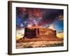 Desert Butte in Utah-Dean Fikar-Framed Photographic Print