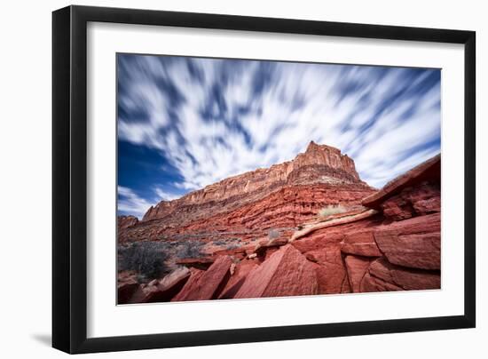Desert Cliffs in Utah-Dean Fikar-Framed Photographic Print