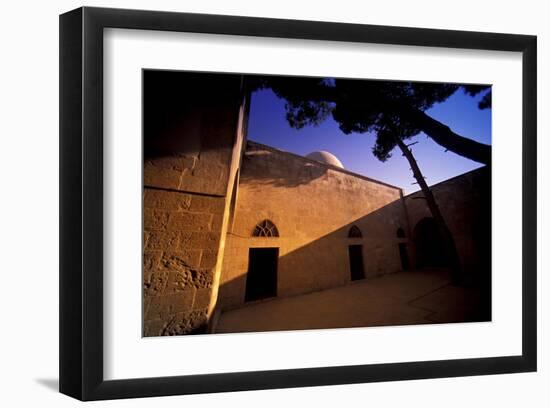 Desert Courtyard Sunlight, Syria-Charles Glover-Framed Art Print