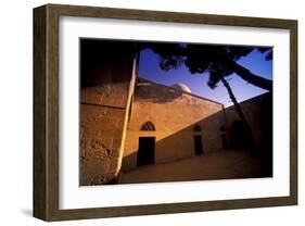 Desert Courtyard Sunlight, Syria-Charles Glover-Framed Art Print