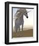 Desert Dune Unicorn-null-Framed Art Print