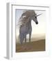 Desert Dune Unicorn-null-Framed Art Print