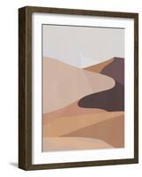 Desert Dunes I-Annie Warren-Framed Art Print