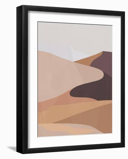 Desert Dunes I-Annie Warren-Framed Art Print