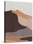 Desert Dunes II-Annie Warren-Stretched Canvas