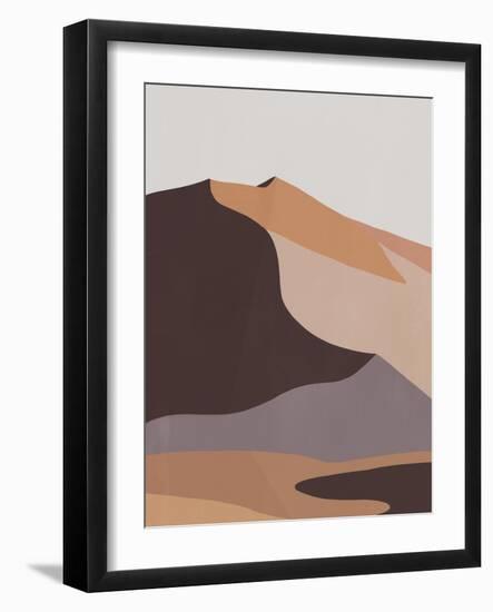 Desert Dunes II-Annie Warren-Framed Art Print