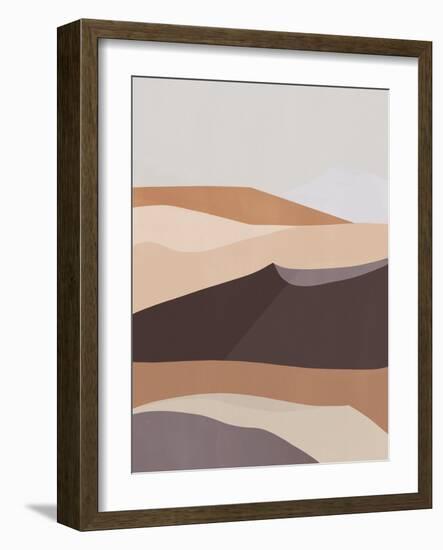 Desert Dunes III-Annie Warren-Framed Art Print