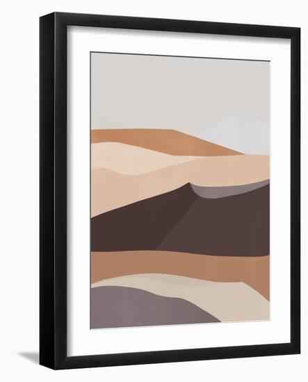 Desert Dunes III-Annie Warren-Framed Art Print