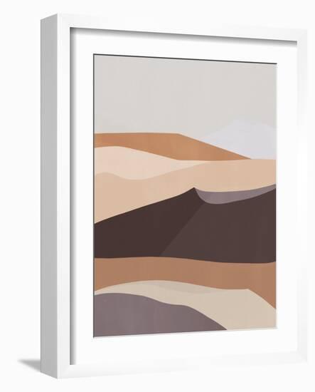 Desert Dunes III-Annie Warren-Framed Art Print