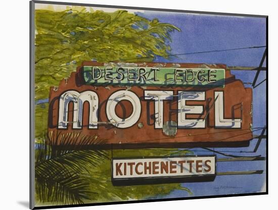 Desert Edge Motel, 2006-Lucy Masterman-Mounted Giclee Print